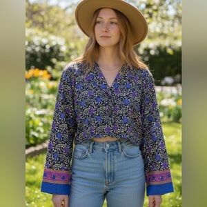 ✨VINTAGE✨Marnie West Cropped Blazer